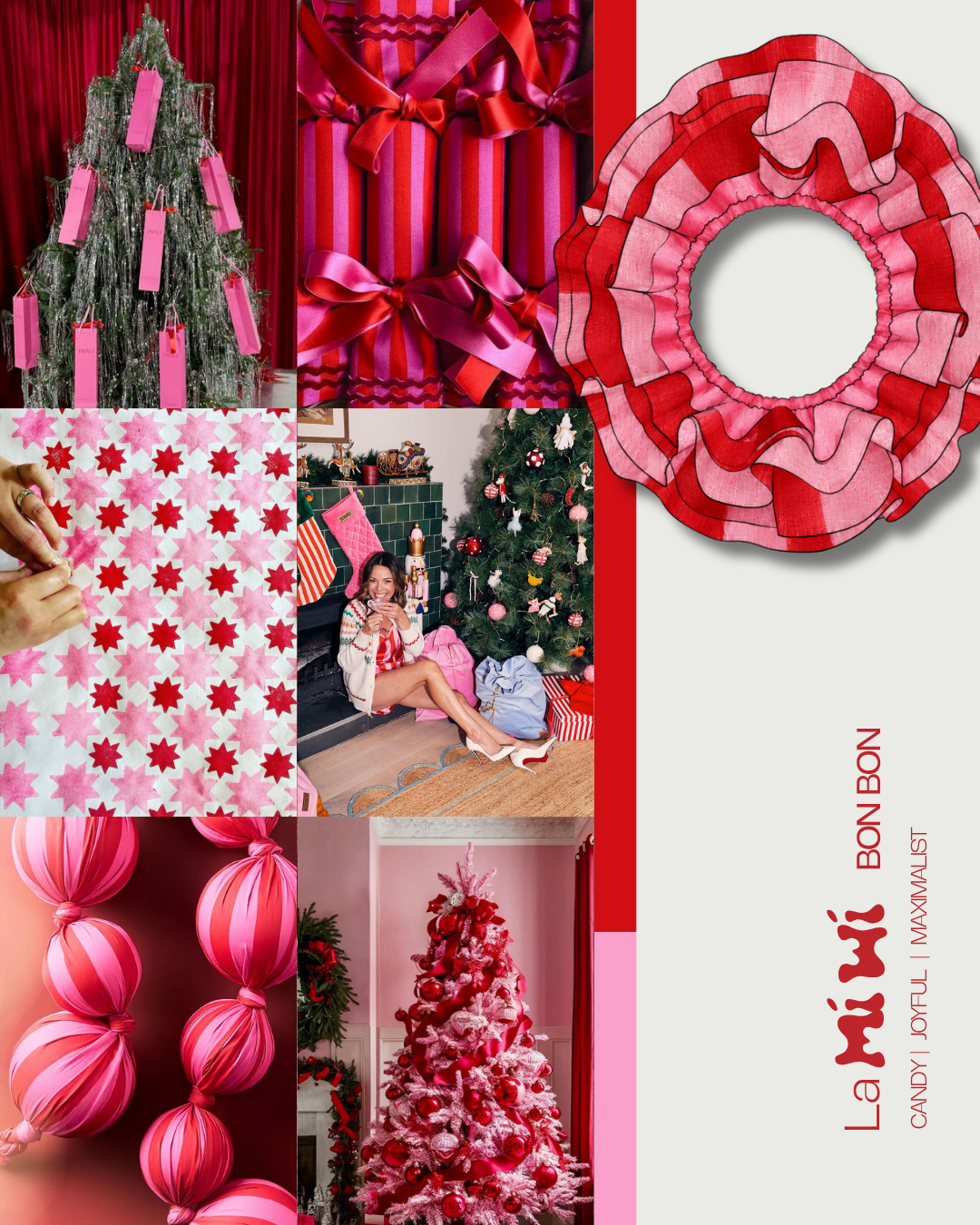 Bon Bon Christmas Ruffle Circlet
