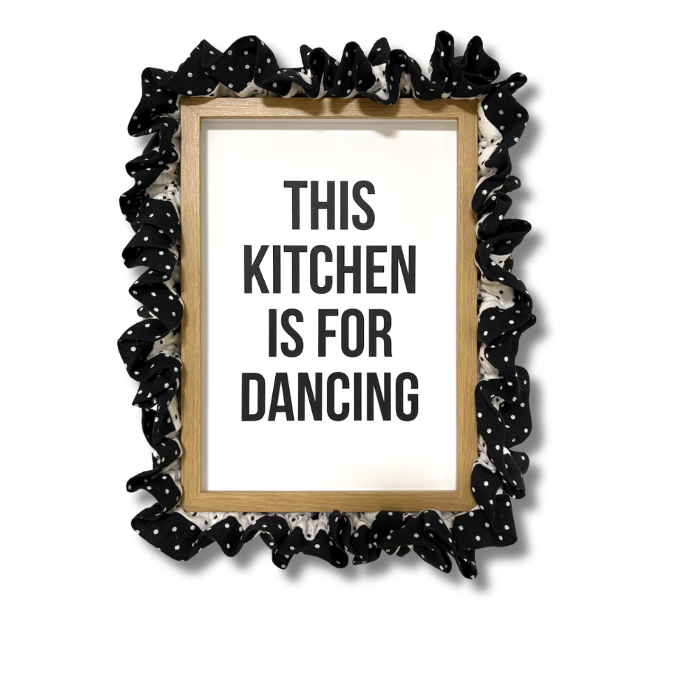 Polka Remix A4 Frame Scrunchie