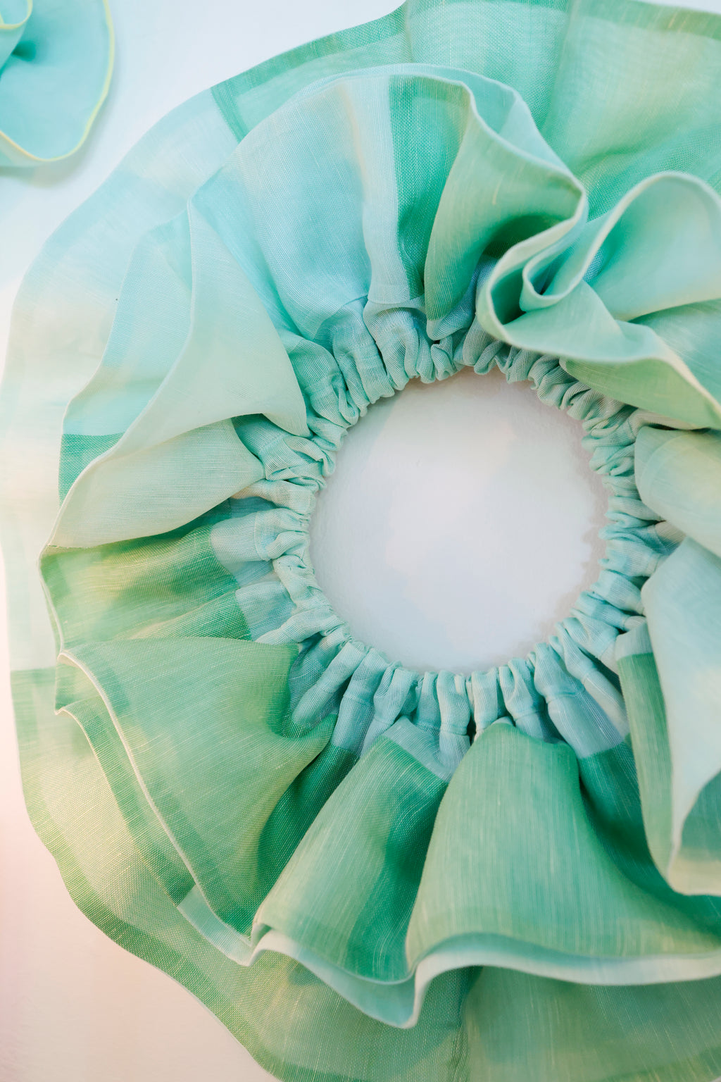 Merry Martini Christmas Ruffle Circlet