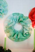 Merry Martini Christmas Ruffle Circlet