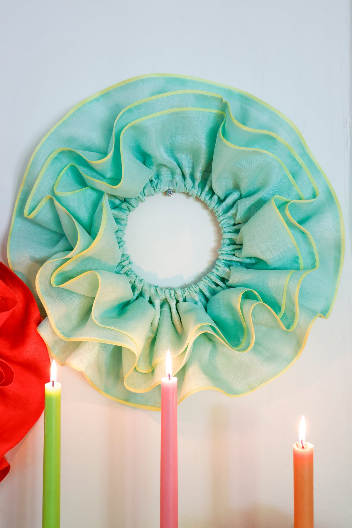 Festive Gelato Christmas Ruffle Circlet