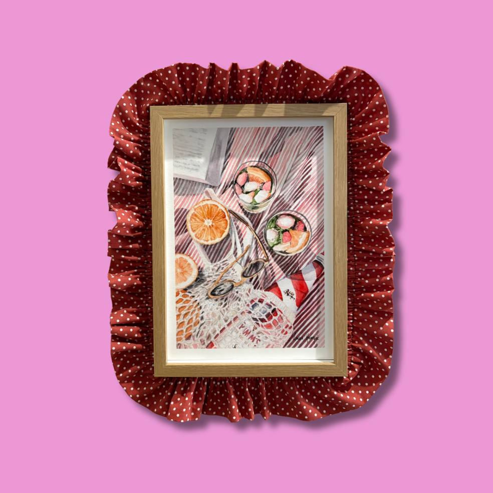 Toffee Freckles A4 Frame Scrunchie